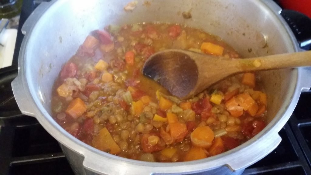 Pressure Cooker Lentil Soup